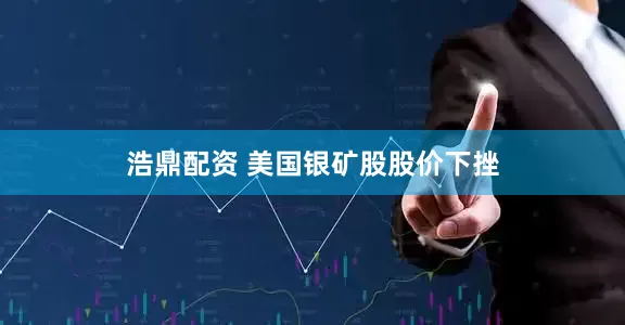浩鼎配资 美国银矿股股价下挫